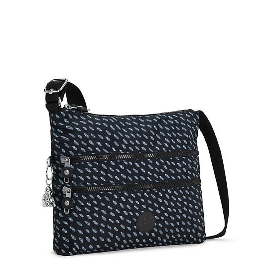 Kipling Alvar Printed Crossbody Táska Fekete Fehér | HU 1070ZU